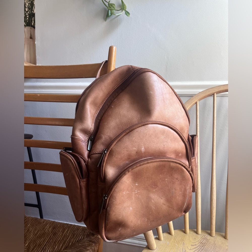 Genuine Leather Backpack